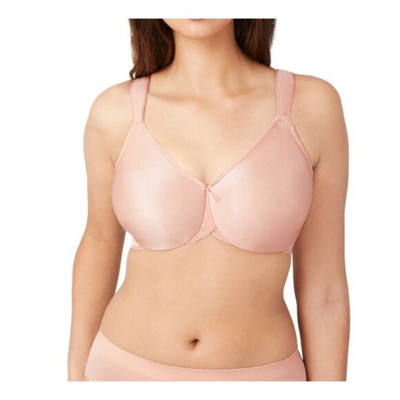 Wacoal Black Bodysuede® Full-Coverage Seamless Inner Sling Underwire Bra 34D - Picture 4 of 6